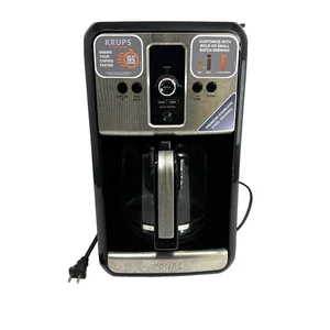 KRUPS EC415050 Programmable Coffee Maker 12-Cup Savoy Turbo Bold & Regular Brew - Picture 1 of 11