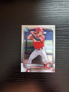 Esmith Pineda - 2025 Bowman Chrome Prospect 1st Bowman Prospect #BCP-17 - Picture 1 of 2