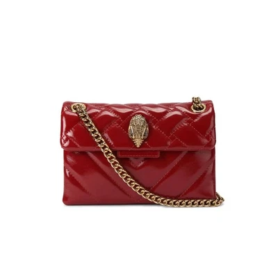 KURT GEIGER LONDON LEATHER MINI KENSINGTON RED - Imagen 1 de 4