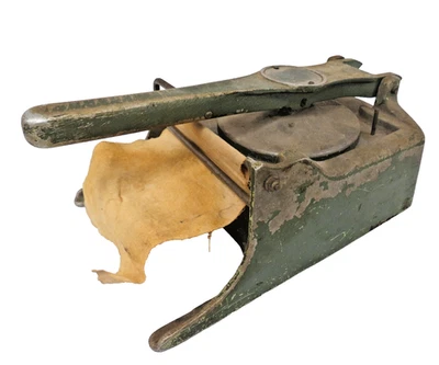 Vintage Hollymatic Hamburger Patty Press Cast Iron Industrial Food Service USA - Image 1 of 4