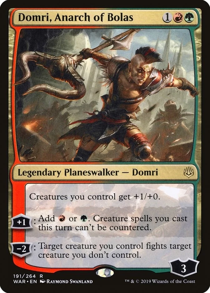 Domri, Anarch of Bolas 191 LP Normal War of the Spark MTG EN - Image 1 of 1