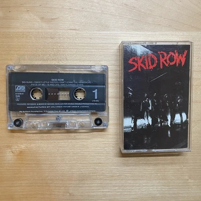 Skid Row Self-Titled Cassette Tape 1989 Atlantic Records PLAY TESTED - Image 1 of 4