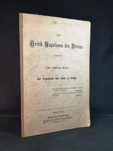 Zur Kritik Napoleons des Dritten: Ein bescheidener Versuch der Demokratie den St - Bild 1 von 1