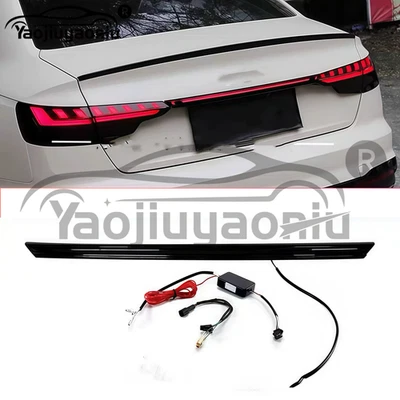 Fit For Audi A4 Quattro S4 2020-23 Smoked Black Rear Door Trunk LED Tail Light - Image 1 of 4