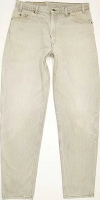 Levi's 550 Made in USA Men Beige Tapered Relaxed Jeans W36 L34 (87281) - Image 1 of 4