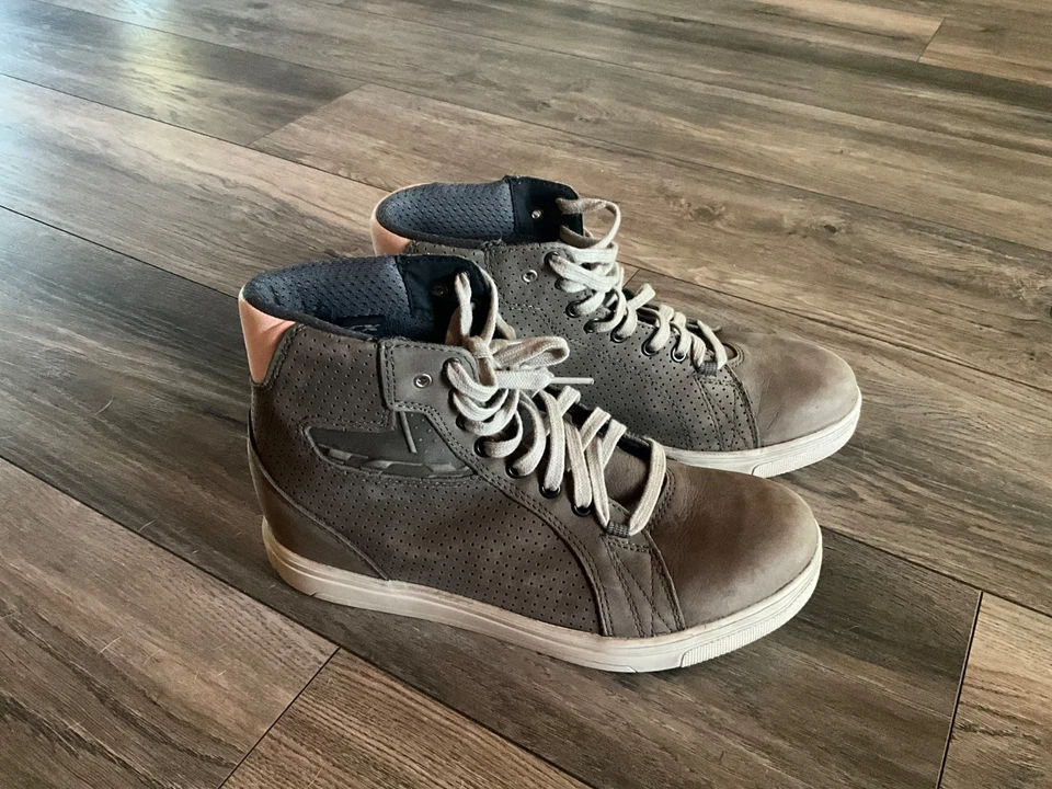 TCX Botas Mujer 8 Cuero Marrón 9425 Street Ace Dama Aire Motocicleta Foto 1 de 4