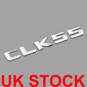 Chrome Silver Rear Trunk Letters 3D Styling Badges AMGs for CLK 55 Class UKSTOCK - Picture 1 of 5
