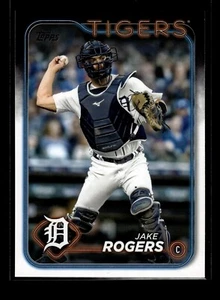 2024 Topps Series 1 #302 Jake Rogers (NM+)(BAS) - Picture 1 of 2