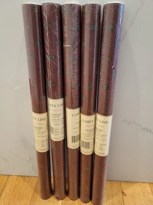 5 предварительно наклеенных обоев YORK Carey Lind двойные рулоны HU6184 кирпич красный викторианский - Изображение 1 из 4