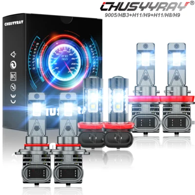 Kit de faros antiniebla LED para furgoneta Nissan Quest S/SL/SV 4 puertas 2011-2017 Foto 1 de 4