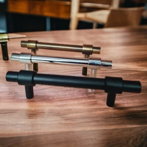 Möbelgriffe Schrankgriffe Schubladengriffe Küchengriffe GRO1624TPC 96 - 128mm - Bild 1 von 12