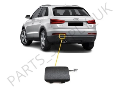 NEW REAR BUMPER TOW HOOK EYE COVER CAP FOR PAINTING LEFT FOR AUDI Q3 2011-2015 - Image 1 of 3