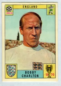PANINI MEXICO 70 BOBBY CHARLTON ENGLAND INGHILTERRA NUOVA PERFETTA RETRO VERDE - Foto 1 di 2
