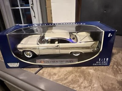 Plymouth Fury 1958 escala 1:18 diecast colección coche motor máximo nuevo Foto 1 de 4