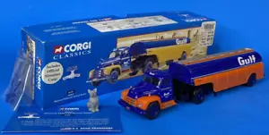 Corgi Classics GULF DIAMOND T620 with SKIRTED TANKER Truck, 56201 Ltd Ed #01451 - Picture 1 of 12