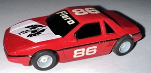 Vintage Red Tyco Pontiac Fiero #86 Race Car Ho Scale Slot Car - Fiero Challenge - Picture 1 of 5