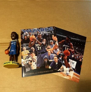 Rare Vintage Washington Wizards Jan 12, 02 GameTime Kwame Brown Bobble Head - Picture 1 of 8