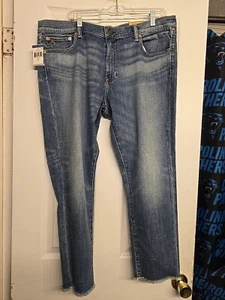 Polo Ralph Lauren BLUE Tompkins Skinny Crop Jean, Size 34 NWT Women’s Indigo - Picture 1 of 24