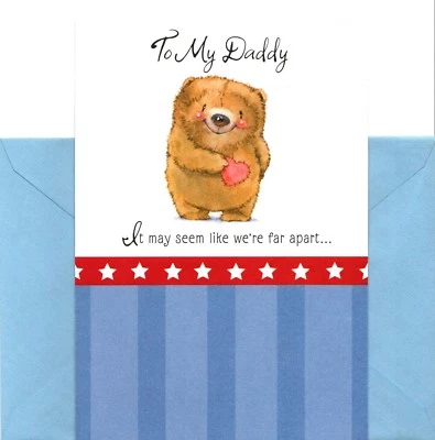 For Daddy - Military Service & Deployment - Always In My Heart - Hallmark Card - Image 1 of 3