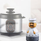 Kitchen Timer Alarm Clock - 60 Min Chef Shape For Cooking & Baking
