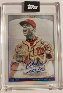 2022 Topps X Juan Soto Lauren Taylor Autograph #50/99 #30A Washington Nationals
