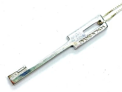 Collar colgante llave plata esterlina Pianegonda de diseño 7,1 gramos Foto 1 de 4