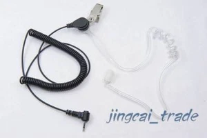 Auricolare tubolare acustico solo ascolto 2,5 mm con cavo arrotolato per radio bidirezionale e microfono - Foto 1 di 1