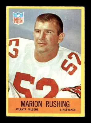 1967 Philadelphia #9 Marion Rushing Falcons EX *6k - Image 1 of 2