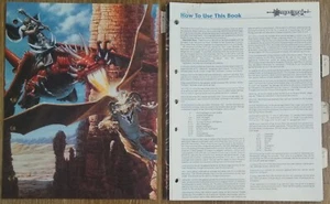TSR Advanced Dungeons & Dragons Monstrous Compendium DragonLance Appendix AD&D - Picture 1 of 4