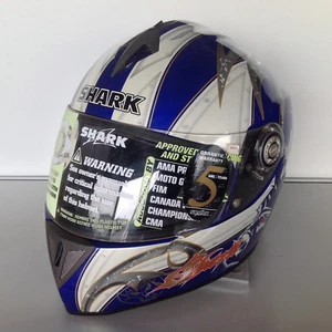 SHARK RSI ACID HELMET COLOR BLUE / SILVER ONLY SIZE L - Picture 1 of 4