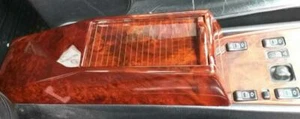 WALNUT WOOD FOR MERCEDES E Class W124 Console Cassette STORAGE BOX Insert Center - Bild 1 von 6