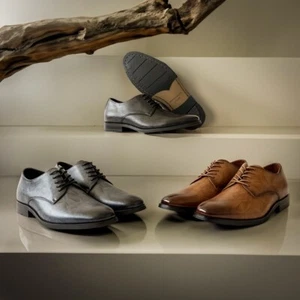 Ferro Aldo CALEB Men's Geometric Pattern Derby Shoes - Picture 1 of 26