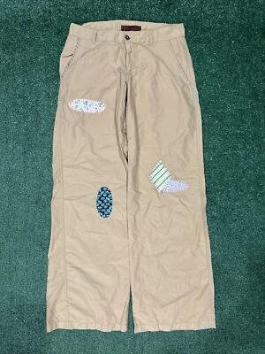 Miss Me Womens Patchwork Flare Leg Lightweight Pants Brown Size Large - Image 1 of 4