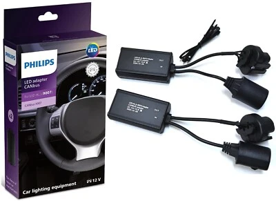Philips LED Canbus Error Canceler 9007 HB5 Head Light High Low Beam Flicker Fix - Image 1 of 4