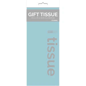 Gift Tissue - Light Blue Tissue Paper - 8 ct - Picture 1 of 1