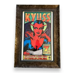 Poster concerto Frank Kozik Kyuss 1995 Blag Dahlia Devil Woman QOTSA Band Art - Foto 1 di 5