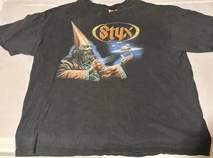 Camiseta De Colección 2001 Styx Man of Miracles Tour Adulto Talla X-Grande Mago XL - Imagen 1 de 13