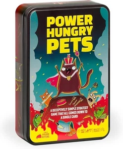 Power Hungry Pets - Metalldose Version - Spiel von Exploding Kittens 2-6 Spieler 7+ - Bild 1 von 5