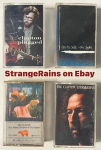 ERIC CLAPTON - 4 Cassette Tape Lot - ALL PLAY TESTED & SOUND GREAT! - Picture 1 of 3