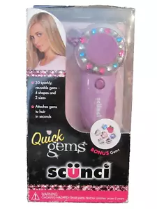 Quick Gems Scunci w/ Bonus Gems Conair Corporation 2011 New In Box - Picture 1 of 5
