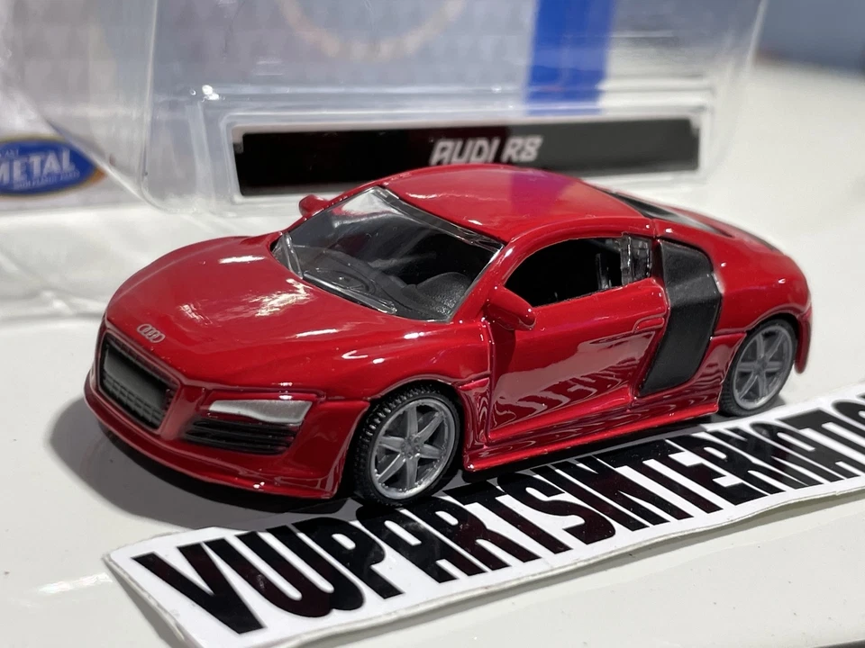 Audi R8 Street Fire 1:64 Scale Model Car Toy Childs Kids Dads Gift Present - Image 1 of 4