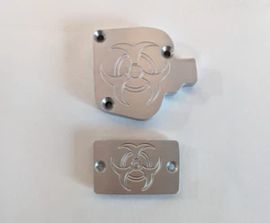 YAMAHA BANSHEE THROTTLE TOP & FRONT BRAKE RES TOP - BIO HAZARD - Picture 1 of 5