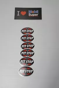 ***MOBILE GAS*** Refrigerator Magnet*** and ***Pitstop Stickers!!*** - Picture 1 of 4