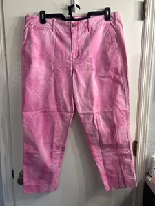 Gap Womens Straight Khaki Pants Size 16 Pink - Picture 1 of 6