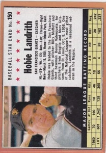 1961 POST BASEBALL HOBIE LANDRITH #150 GIANTS NM *97004 - Picture 1 of 1