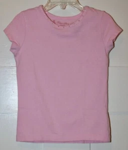 Top de niña Faded Glory con pequeños pedrería alrededor del cuello rosa talla 4/5 - Imagen 1 de 4
