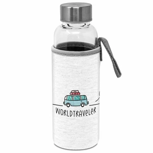PPD Glass Bottle Worldtraveler with protective cover Bottle drinking bottle 3... - Picture 1 of 1