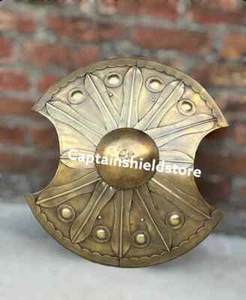 Escudo de guerra de Troya escudo griego antiguo artesanías de metal artesanías para caballero - Imagen 1 de 10