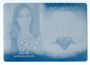 ITALIA RICCI "WARDROBE #M25 PRINTING PLATE CARD #1/1" SUPERGIRL SEASON 1
