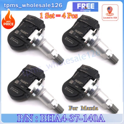 4 轮胎压力传感器 TPMS 315MHz 适用于 2012 - 2019 年马自达 Cx-5 Cx-9 Bha4-37-140A — 第 1/4 张图片